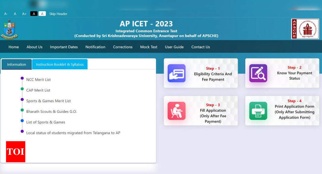 AP ICET 2023: AP ICET 2023 registration ends tomorrow at cets.apsche.ap.gov.in, apply here