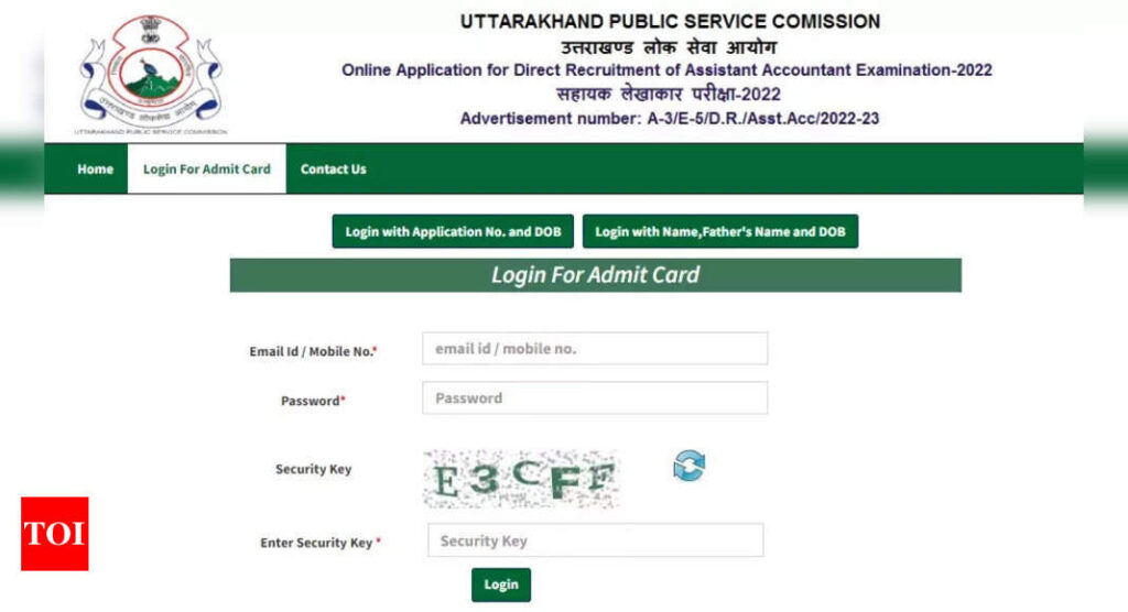 UKPSC Assistant Accountant Admit Card 2023 released on ukpsc.net.in, direct link here