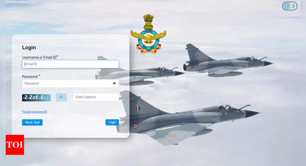 IAF Agniveervayu 02/2023 selection test: Exam city slip released, admit card soon