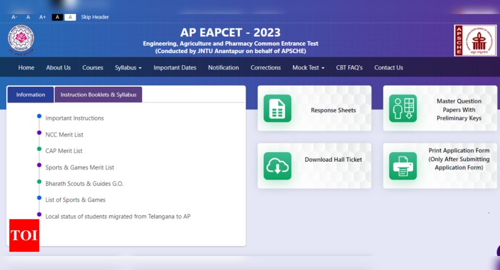 Ap Eamcet: AP EAMCET 2023 Result Announced @ cets.apsche.ap.gov.in; Direct link here