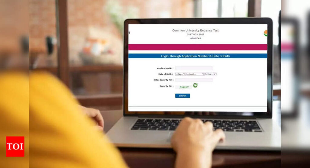 CUET PG Admit Card 2023 released for June 9 to 11 exams on cuet.nta.nic.in