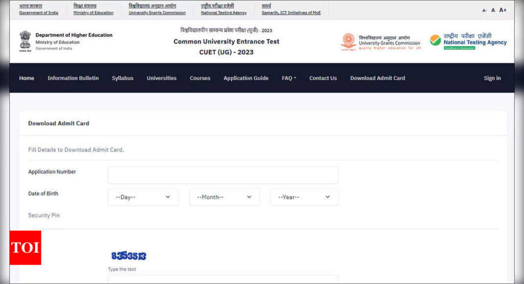 CUET (UG) Admit Cards and CUET-PG City Slips Released: Download now for June 9-11 Exams