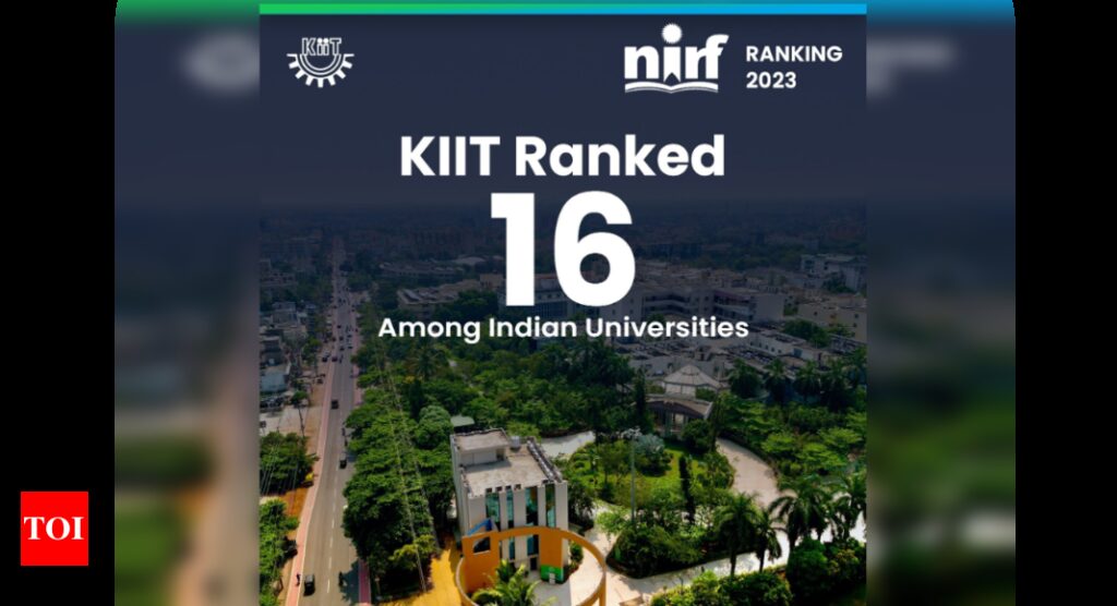 KIIT Jumps to 16th Position in NIRF Indian Rankings 2023