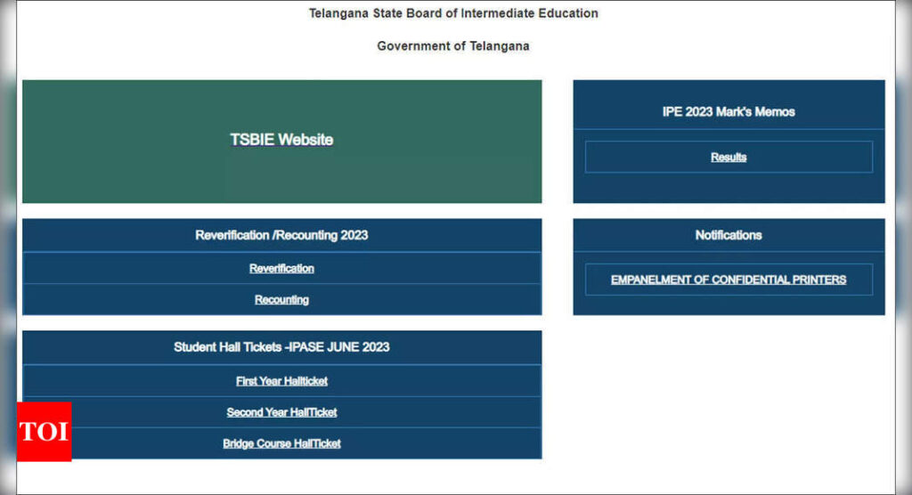 TS Inter Supplementary Exam 2023: Hall tickets released, download here