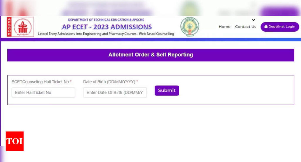 AP ECET 2023 Seat Allotment Result released on ecet-sche.aptonline.in, download here