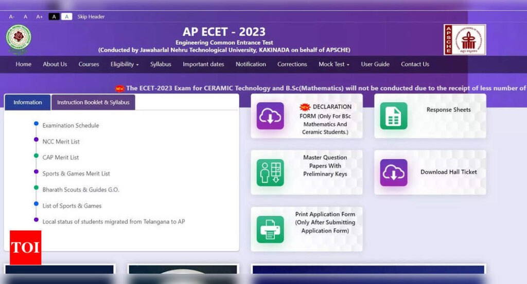 AP ECET Results 2023 today at cets.apsche.ap.gov.in, download rank card here