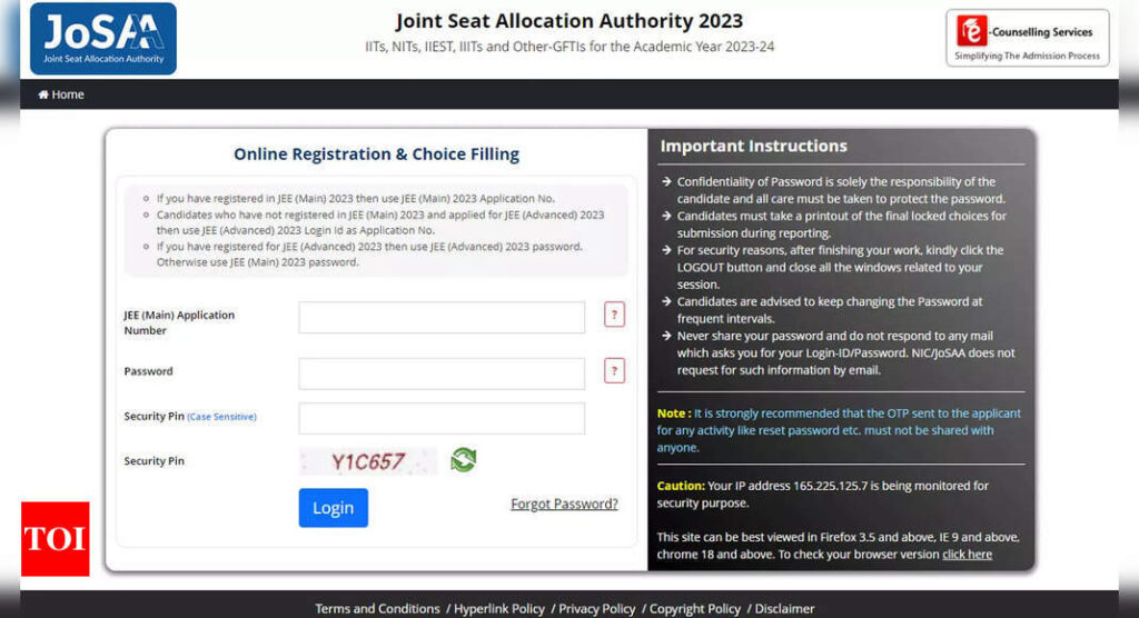 JoSAA Round 5 seat allotment result to be released today on josaa.nic.in