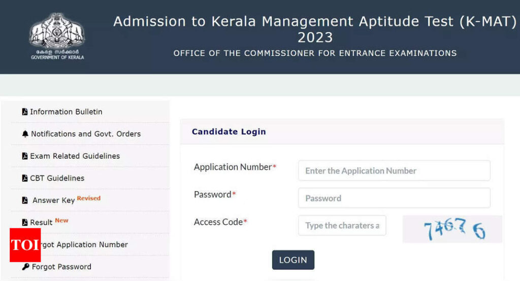 Kerala KMAT 2023 Final Answer Key released on cee.kerala.gov.in, download link here