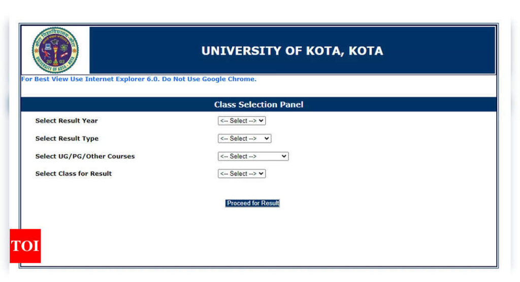 Kota University BA 3rd year results announced on uok.ac.in; Check here