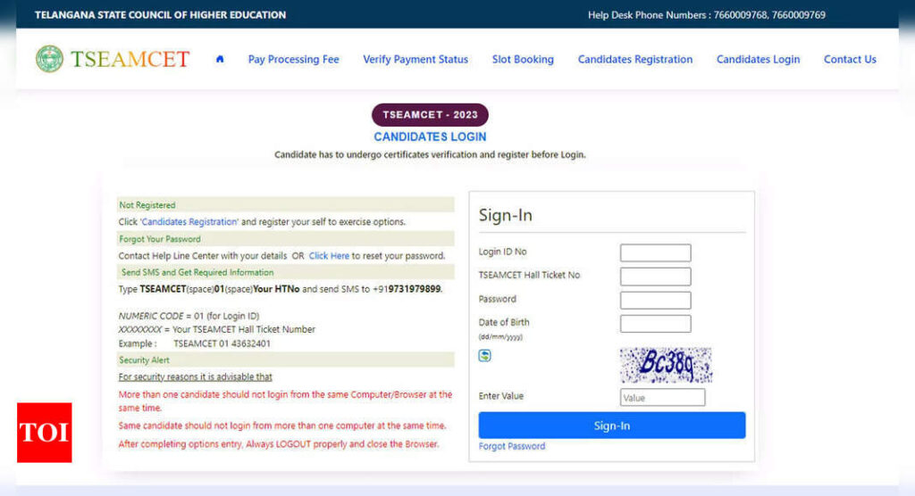 TS EAMCET 2023 Phase 2 Counselling Registration Process ends today; apply here