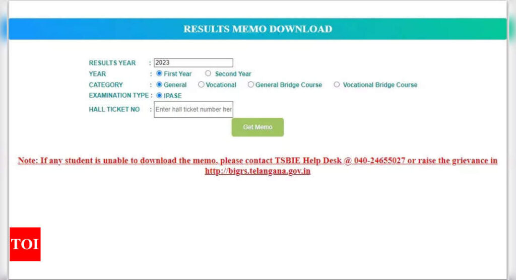 TS Inter 1st Year & 2nd Year Supplementary Results 2023 Declared @ tsbie.cgg.gov.in; Direct link here