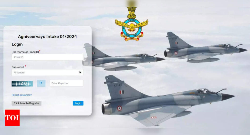 IAF Agniveervayu Registration 2023 ends today, apply now at agnipathvayu.cdac.in