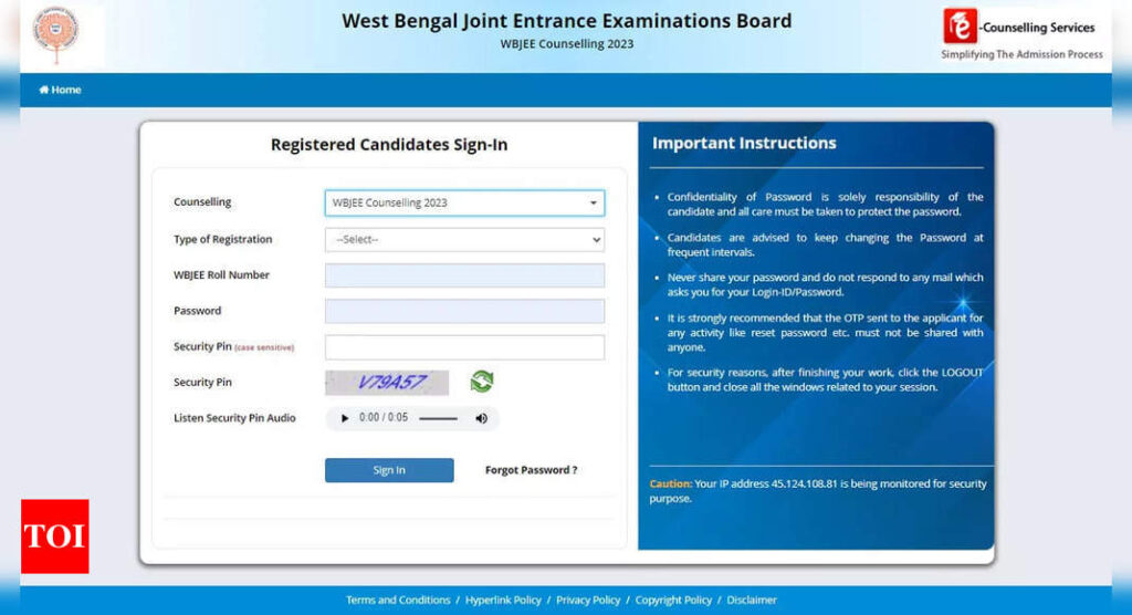 WBJEE mop-up round seat allotment results released on wbjeeb.nic.in; Direct link