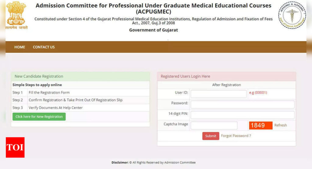 Gujarat NEET UG Counselling 2023: Third round choice filling begins – here's how to apply