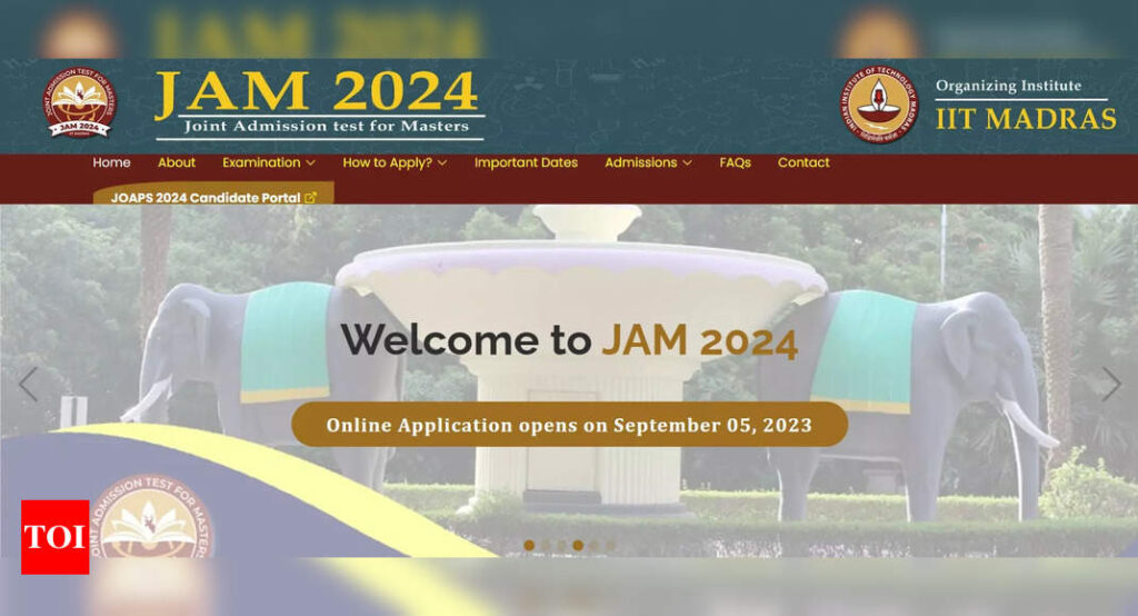 IIT JAM 2024 registration begins tomorrow at jamiitm.ac.in, direct link here