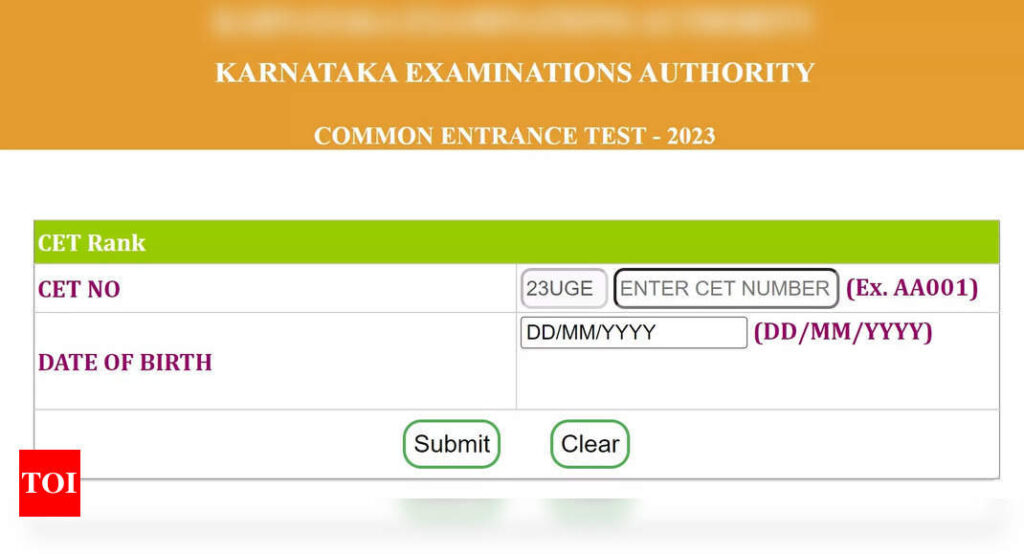 KCET 2023 supplementary result declared at kea.kar.nic.in, direct link here