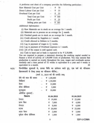 UPSC Commerce Question Paper 2019 Paper 1