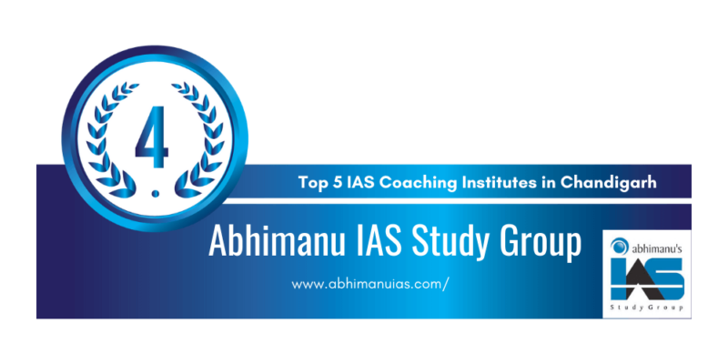rank 4 IAS coaching institutes chandigarh