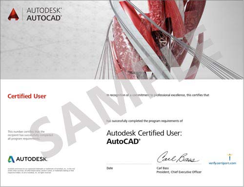 Autodesk Certified User | Certifications | What After College