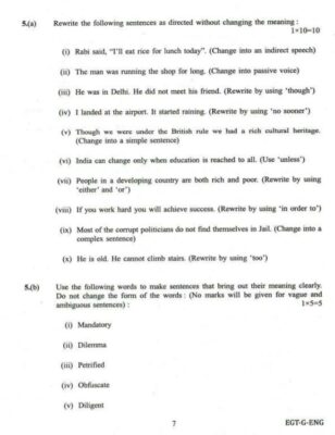 UPSC English Qualifying Question paper 2018 2