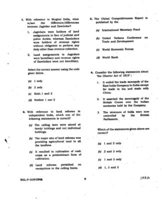 upsc question paper prelims 2019 1