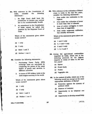 upsc question paper prelims 2019 1