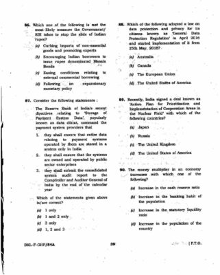 upsc question paper prelims 2019 1