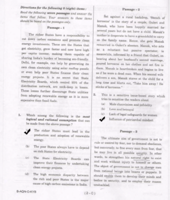 upsc question paper prelims 2015 II