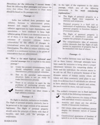 upsc question paper prelims 2015 II