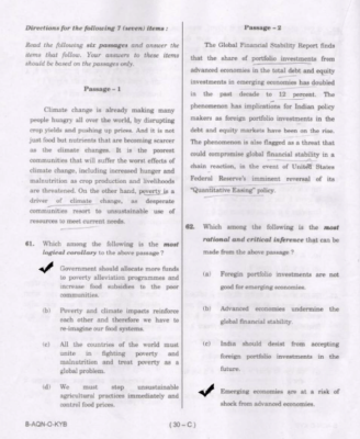 upsc question paper prelims 2015 II