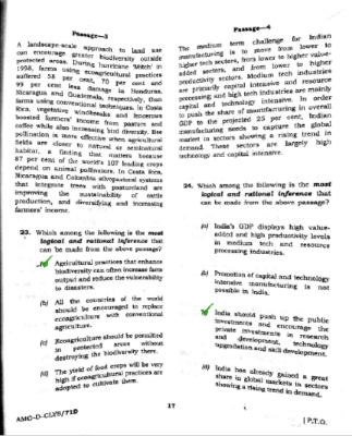 upsc question paper prelims 2017 II