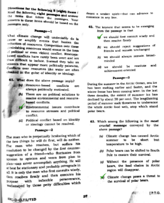 upsc question paper prelims 2017 II