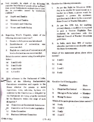 ​upsc question paper prelims 2018 1