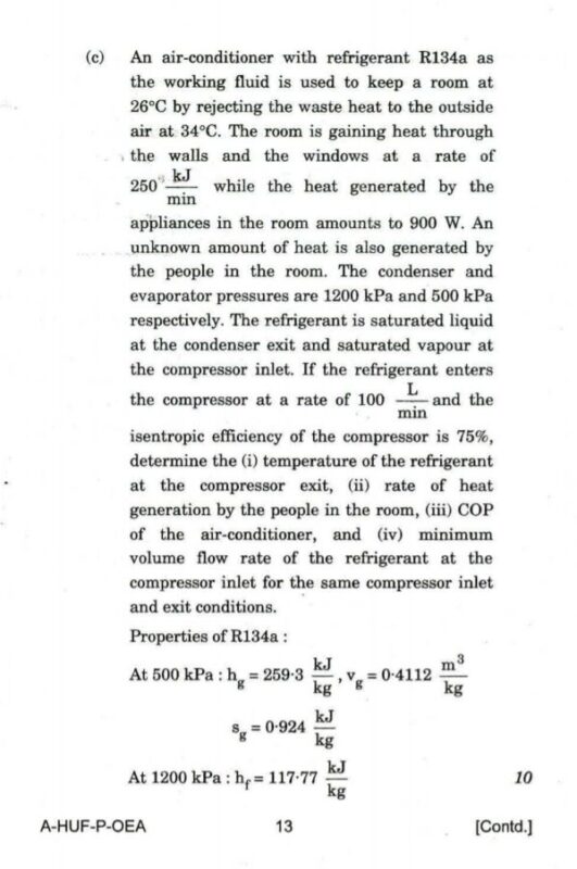 UPSC Question Paper Mechanical Engineering 2016 Paper 1