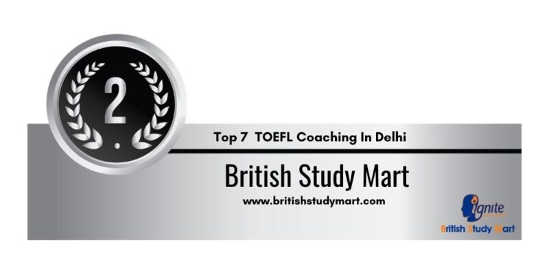 Rank 2 TOEFL Coaching In Delhi
