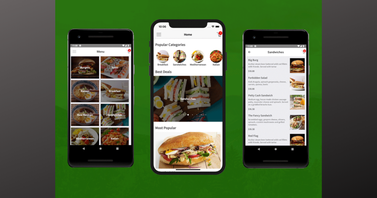 Food delivery app