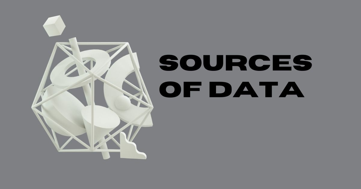 various sources of data