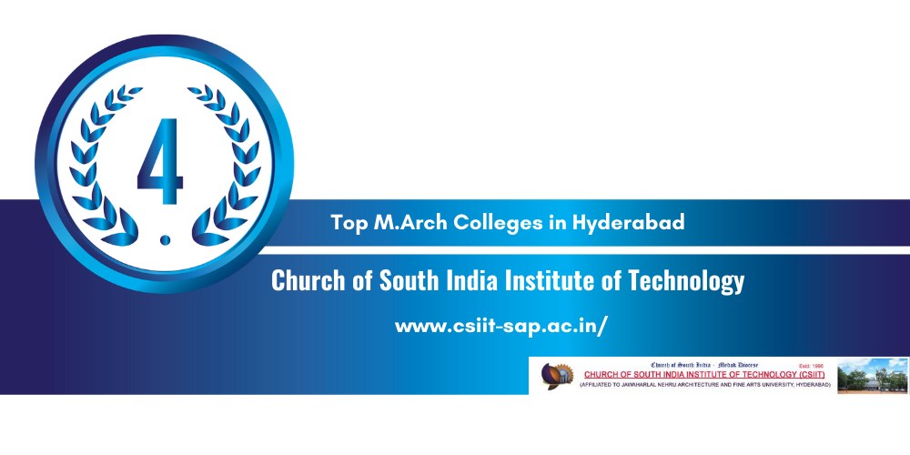 M.Arch colleges in Hyderabad