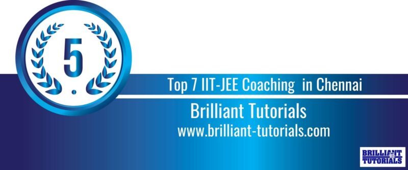 Rank 5 Top 7 IIT JEE Coaching in Chennai