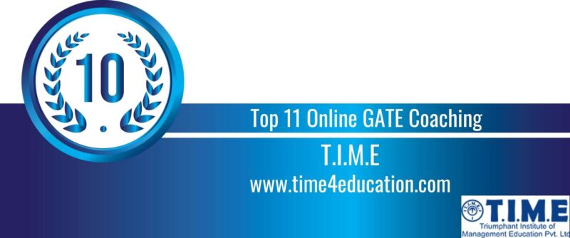 Rank 10 Top 11 Online GATE coaching