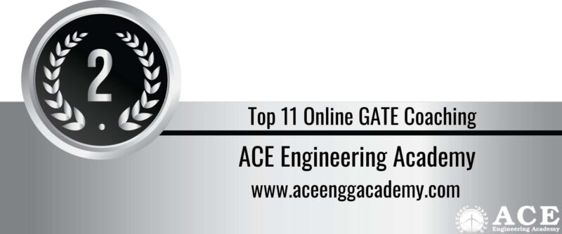 Rank 2 Top 11 Online GATE coaching