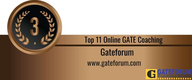Rank 3 Top 11 Online GATE coaching