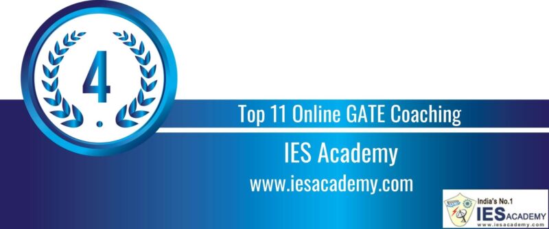 Rank 4 Top 11 Online GATE coaching