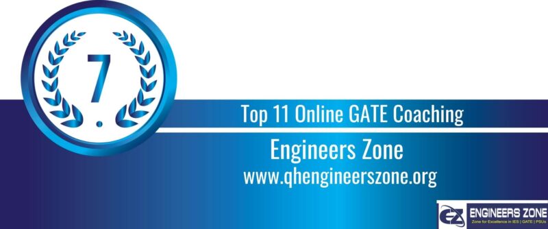 Rank 7 Top 11 Online GATE coaching