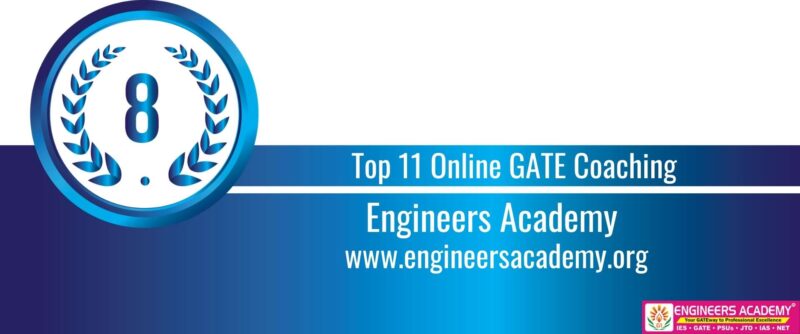 Rank 8 Top 11 Online GATE coaching