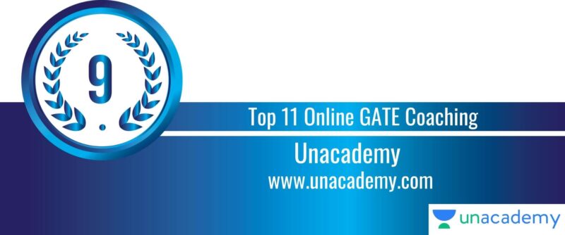Rank 9 Top 11 Online GATE coaching