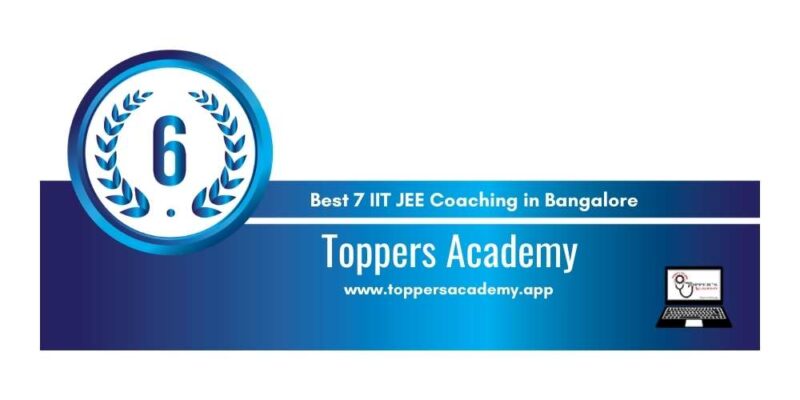 IIt Coaching in Bangalore Rank 6