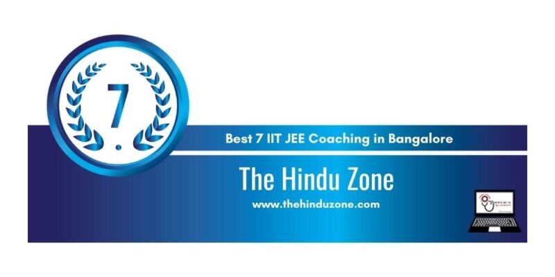 IIt Coaching in Bangalore Rank 7