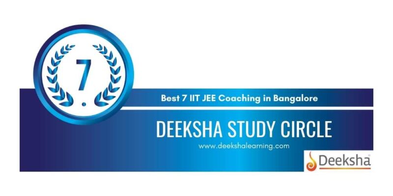 Rank 7 Best 7 IIT JEE Coaching in Bangalore (2)