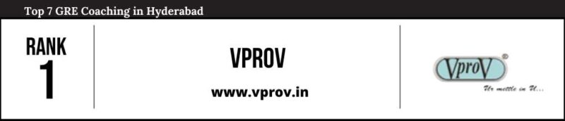 GRE Coaching in Hyderabad - VPROV